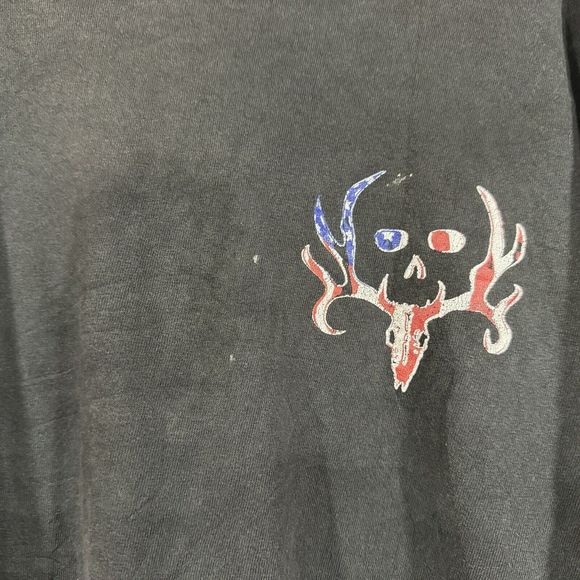 Bone Collector Hunting American Flag T Shirt Mens Size Medium - Picture 2 of 5